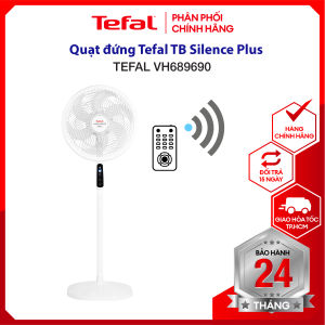 |HỎA TỐC 2H| |Mẫu Mới 2023| Quạt đứng có điều khiển từ xa Tefal Turbo Silence Plus VH689690 - Gió đối lưu đa chiều thân tháo rời linh hoạt - Hàng chính hãng bảo hành 24 Tháng - Hỏa Tốc 2H HCM