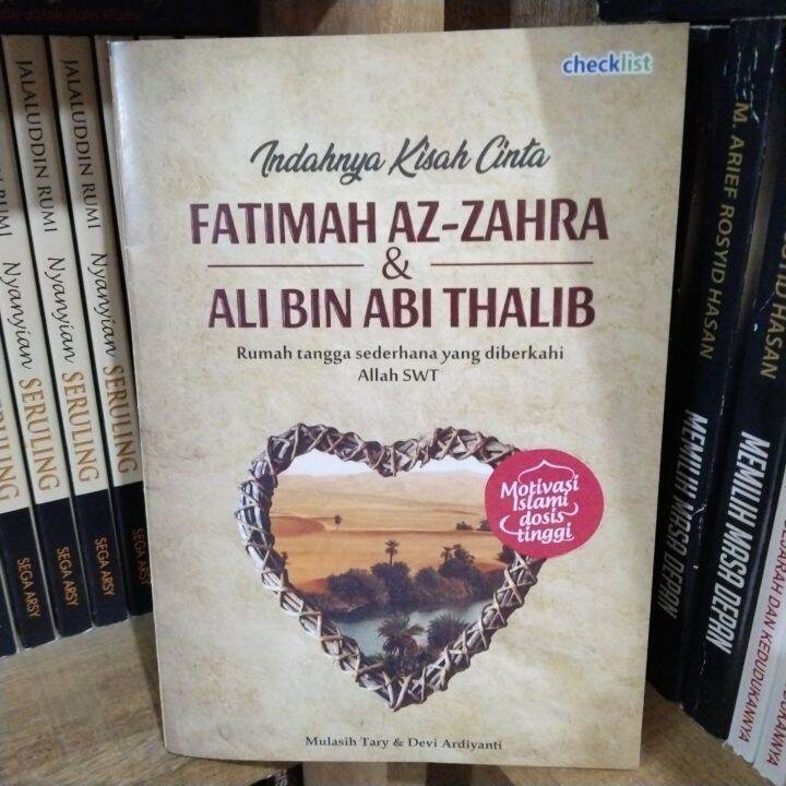 Buku Indahnya Kisah Cinta Fatimah Az Zahra Dan Ali Bin Abi Thalib ...