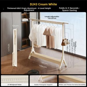 MINGZHI | Foldable Small Walnut Wood Coat Rack