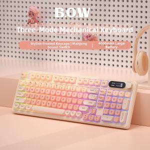 B.O.W | Wireless Three-mode Makeup-like Mechanical Keyboard