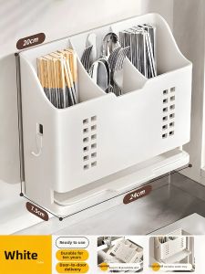 B&W | Multifunction Stainless Steel Kitchen Knife Holder