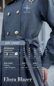 elora short and long blazer by nararya