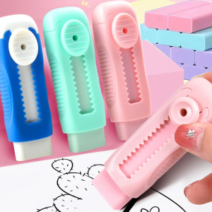 Creative Retractable Pull Eraser: A Must-Have for Student Writing & Drawing Correction Stationery School