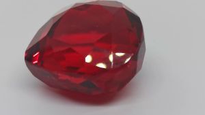 Natural Brazil Red Topaz 76.40 Cts. Trillion Cut Eye Clean Grade AAA+ Loose Gemstone