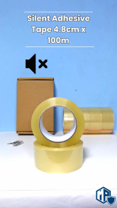 Silent Tape 4.8cm x 100m | Adhesive Tape | Opp Tape | Clear Tape | Packing tape