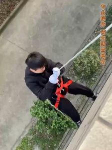 High-altitude escape rope double hook safety rope fire escape rope wire core fire rope Rescue line