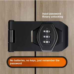 2/3 Hole Base Combination Lock For Locker Anti-Theft No drilling Cabinet Lock Privacy Lock