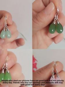 Discover the Charm of Women's Love Heart & Waterdrop Bell Shaped Pure Silver Earrings