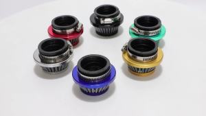 Universal 35mm 38mm 42mm 44mm Air Filter Clearner For Gas Motorized Bicycle Push Mini Moto Pocket Bike ATV Quad Motorcycle Parts