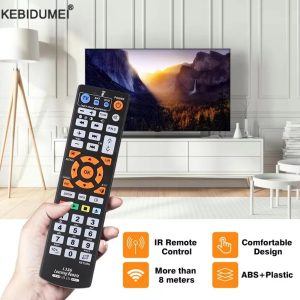 Kebidumei | Universal L336 Remote Control with IR Learning Function for TV CBL DVD SAT STB DVB HIFI TV BOX VCR STR-T Infrared Devices