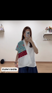ATASAN WANITA FLOWY BATIK