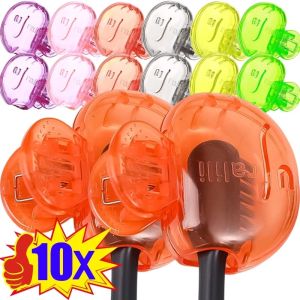 1/5/10Pcs Portable Toothbrush Head Cover Clips Colour Plastic Dustproof Head Protector Cap Travel Hiking Camping Bathroom Accessories