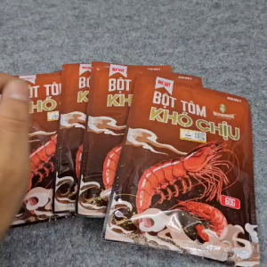 Bột Tôm Câu Cá Khó Chịu – Phụ Gia Dẫn Dụ Rô Phi Chép Trôi – Gói 60g (2 Gói)