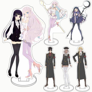Bandai | 16CM Anime Figure - The Magical Girl & Evil Lieutenant Arch Enemies Miyamori Byakuya Acrylic Stand Cosplay Trang Trí Dành Cho Người Sưu Tầm