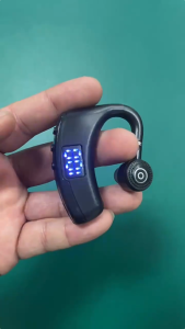 Original V9 หูฟังไร้สายบลูทูธหูฟังควบคุมเสียงเพลงกีฬาบลูทูธแฮนด์ฟรีธุรกิจหูฟังบลูทูธ 5.2 หูฟังตัดเสียงรบกวนชุดหูฟัง