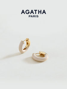AGATHA | French Luxury Leo Colorful Round Small Earrings