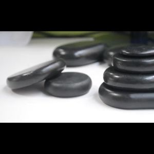 5Pcs SPA Hot Stones for Massage Natural Energy Rocks Basalt Stone Relaxing Healing Pain Relief