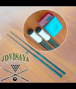 FIBER BLUE HORN TIP JR Size Tako ng Pool - ( 36"-45" long / 8-9mm tip / 150-200 grams ) Gawa sa 2nd hand Golf Bat Stick 1pc