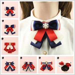 Fashionable Business Womens Shirt with Tie Small Collar Flower Stylish Versatile Professional Clothing for Bank Mobile Telecom
