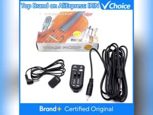 IRIN | IRIN KQ-2 Universal Piezo Pickup – Clip-On Contact Microphone with Volume/Tone Control for Violin Erhu Guitar Ukulele