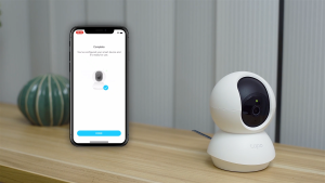 TP-Link Tapo TC71 2K 3 Megapixels Hi-Definition Indoor Security Camera with Night Vision Motion Detection and Micro SD Slot