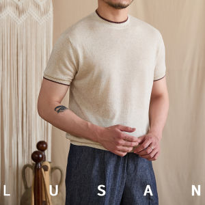 Light Mature Breathable Linen Blend T-shirt