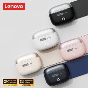 Lenovo | Original Lenovo LE221 Wireless Earphones Music Low Latency Stable Bluetooth 6.0 Headphones ENC HD Call Long Battery Life Earbuds