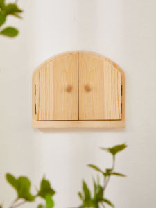 Solid Wood Double Switch Stickers Decoration Frame Wall Sticker Household Socket Panel Cover Block Non-Stick Protective Cover Ugly Anti-Touch Box