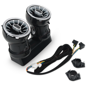 Rear LED Air Vents For Mercedes Benz W205 W213 X253 W222 W463a C GLC Class Car 3/64 Colour Turbine Outlet Nozzle Ambient Light