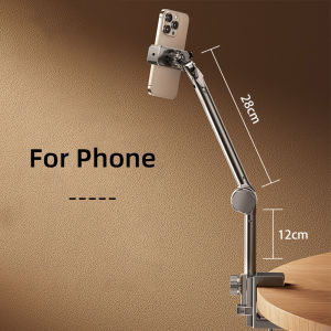 Tablet Stand 360° Rotating Bed Desktop Phone Mount with Aluminum Arm for iPad Pro Air Mini 4~11 Xiaomi Lenovo Samsung Tab Holde