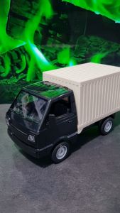Mainan Mobil Offroad Remot Kontrol RC Susuki Pick Up Box Telolet Basuri LED Asep Batre Cas