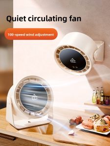 TAFIQ | Quạt Làm Mát Hiển Thị Số Động Lực Cao Sạc USB