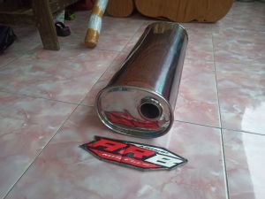 tabung standar knalpot mobil t120ss bahan stainles antikarat suara senyap