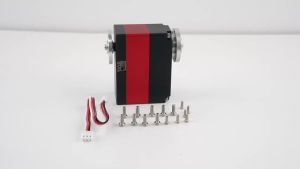 Feetech 8.4V 105KG ST-3095 Full Metal Double Shaft TTL Servo 360° Real-time Feedback Smart Protection For Robot Industry Project