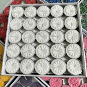 (Combo 14 viên 7 màu)Nến Tealight hoa mai cháy đủ 2 giờ