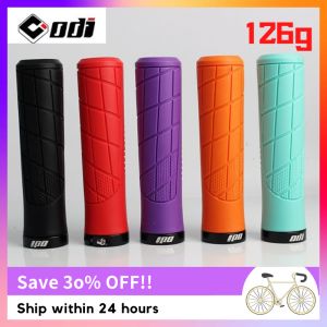 ด้ามจับยาง ODIที่จับแฮนด์จักรยานพับได้อุปกรณ์เสริมแฮนด์จักรยานถนนเสือภูเขากันกระแทกกันลื่น