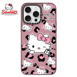 Sanrio | Sanrio Hello Kitty Plating Mirror Phone Case For IPhone 17 16 15 14 Plus 13 Pro Max 17Air For Magsafe Magnetic Protection Cover