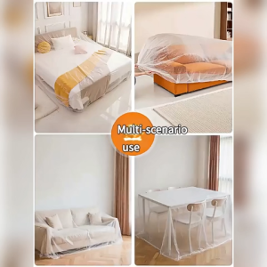 GREENSINDOOR Transparent Plastic Furniture Dust Cover Waterproof Sofa Bed Mattress Protective Cover