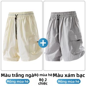 Paul Frank | Quần Short Đùi Lỏng Mát Vải Kẻ Sọc Mùa Hè