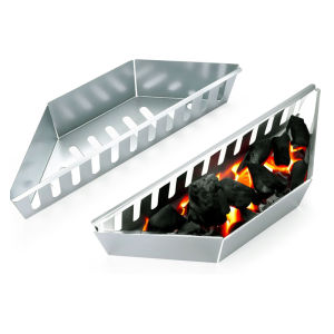2 Cái/bộ Than Bền Giỏ Nướng Phụ Kiện MetalIron Chịu Nhiệt Nướng Khay BBQ Bộ Dụng Cụ