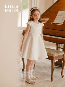 Little Naive | French Style Princess Birthday Party Dress For Girls