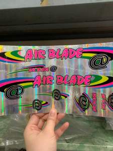 Bộ tem xe đạp AIRBLADE chữ màu hồng hàng nhập Thái Lan chất lượng cao dành trang trí riêng cho dòng xe này tem màu sắc cực đẹp và bền giá bán cực tốt bán lẻ như bán sỉ