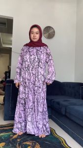 Gamis Hyget Jumbo Kain Melar Gamis Harian Jumbo Premium Murah Elegan Wanita Muslimah Dewasa Remaja Perempuan Daster Panjang Long Rayon Kombinasi dan Motif Syar’i Fashion Muslim