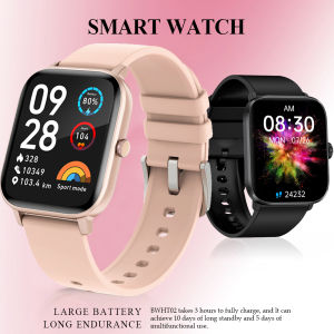 นาฬิกาสมาร์ทวอท์ชแท้สำหรับผู้หญิงโทรผ่านบลูทูธอัตราการเต้นของหัวใจกันน้ำได้ใช้ได้ทั้งชายและหญิงสำหรับแอนดรอยด์และ IOS