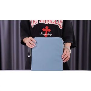 (7.9-12.9 Inch)BUBM PU Leather Laptop Hand Strap Sleeve Bag Case Multicolor Notebook Tablet Briefcase Waterproof Durable