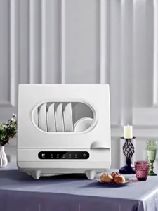 Automatic Dishwasher With Extra Drying Automatic Countertop Small Sterilizer Home Tabletop Dishwasher Machine With UV