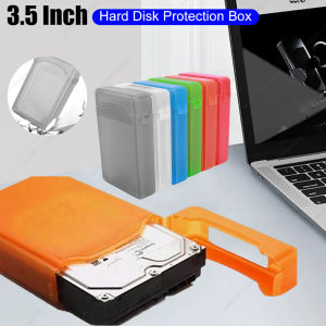 3.5 Inch IDE SATA HDD Hard Drive Disk Storage Box Case Cover Shockproof Plastic HDD Caddy Case HDD Case Shell HDD Enclosure Case