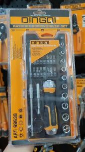 DINGQI Obeng Set Komplit Screwdriver Complete Set 68638