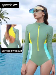 Speedo | Slimming Sun Protection Quick Drying Full Body Long Sleeve Swimsuit