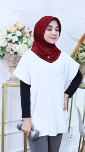 Hijab / Bergo / Kerudung / Jilbab SPORT instan / Jilbab serut Polos SPORT Murah / Terjangkau kerudung SPORT serut Polos / jilbab instan serut / hijab instan / instan Bisa COD